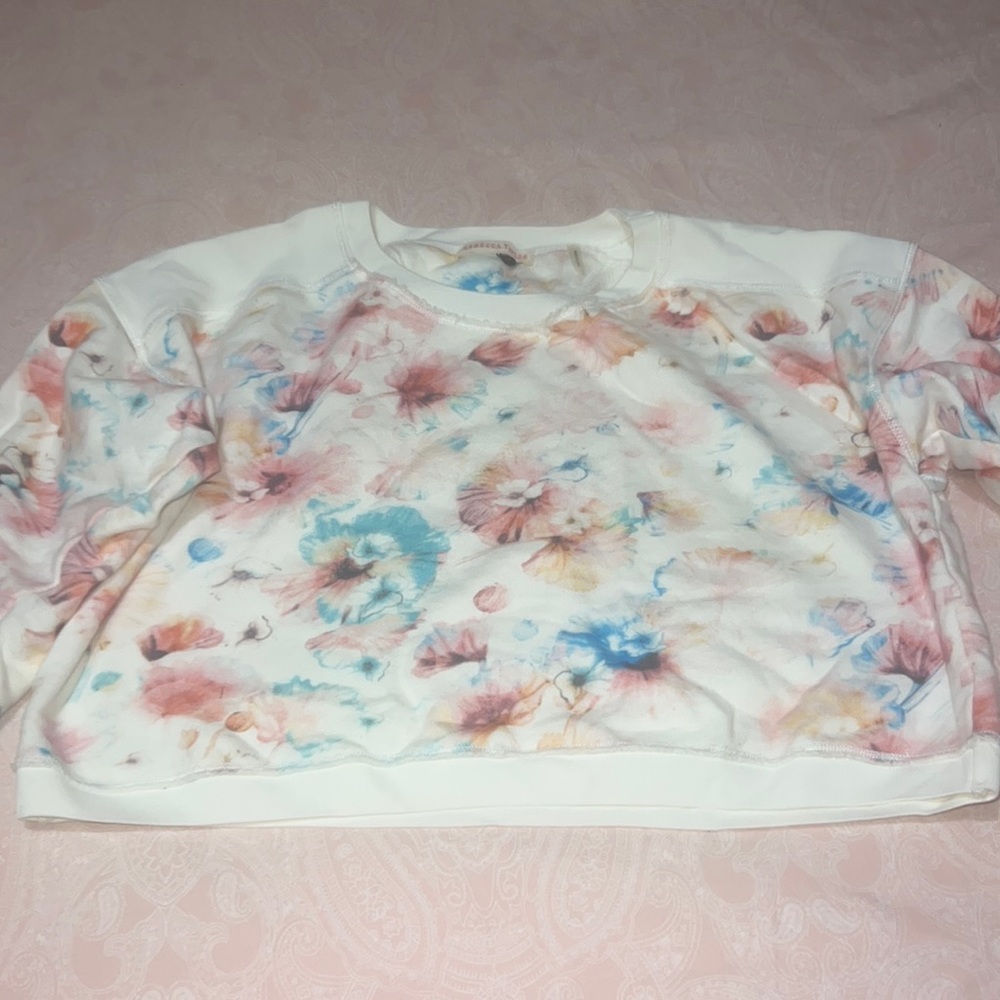 Short sleeve sweatshirt